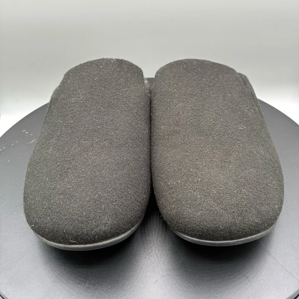 Fitflop Chrissie Suede Sandals Women’s 8.5 Black Slip On Mules - Picture 2 of 8